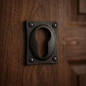 Placas de hierro para escudos de cerradura más vendidas con protección antirrobo para puertas de seguridad, puertas de entrada, puertas de oficina y hogar, disponibles para la venta - Product Image 5