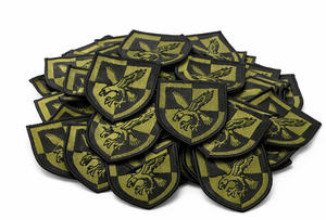 Patch tactique brodé style 16th Air Assault TRF, motif Flash Embroidered, avec fixation auto-agrippante - Product Image 2