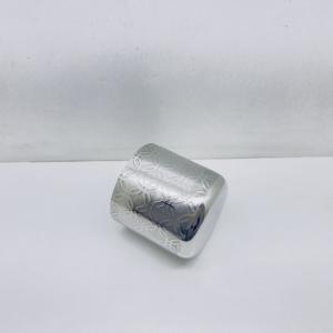 Vente en gros de pots à bougies uniques avec finition brossée et gravure personnalisée, petits supports à bougies et lanternes de luxe en acier inoxydable - Product Image 5