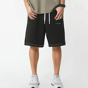 Pantalones Cortos Bermuda Vintage de Cintura Media para Hombre, de Color Sólido, Mezcla de Algodón, con Cordón Ajustable, Deportivos, de Secado Rápido, con Bolsillos - Product Image 5