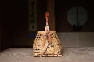 <b>Rattan</b> Woven Bamboo Candle Holder Natural Color Hanging <b>Lantern</b> Home Garden Decoration Wooden Candle <b>Lantern</b> With Handle - Product Image 3