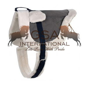 Almohadilla para montar a caballo sin silla, 100% algodón, forro polar y relleno de espuma de alta densidad para equitación y entrenamiento. - Product Image 3