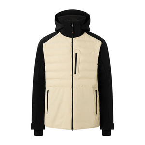 Veste de ski à capuche pour homme EKIN IMPEX, imprimée, de haute qualité, beige et noir, synthétique, isolée, imperméable 10 000 mm, rembourrée en coton PP - Product Image 2