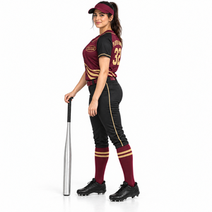 Camisetas de Softbol Personalizadas 100% Poliéster Transpirables Antibacterianas para Equipos Escolares, Clubes, Torneos, Uniformes Deportivos - Product Image 2