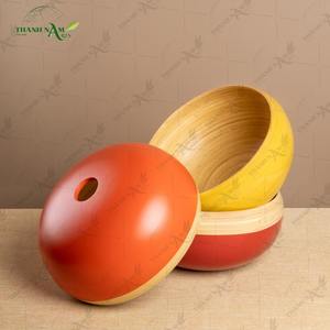 Abat-jour en bambou tissé de luxe, lampe suspendue en bambou faite à la main, éclairage écologique pour la maison, l'hôtel, le restaurant - Product Image 3