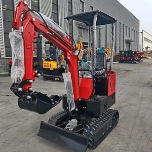 Miniexcavadora HT12, perfecta para movimiento de tierras, excavación de cimientos, trabajos de jardinería. Miniexcavadora compacta HT12 con motor duradero. - Product Image 1