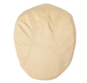 Gorra Plana Unisex de Algodón 100% a Rayas Estilo Hip Hop, Beige, Ajustable, Transpirable, para Adultos, para las Cuatro Estaciones - Product Image 3