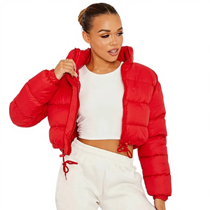 Custom Manufacturer's Luxury Men's Winter Jacket Hombre Ninja Cropped Puffy Zipper <b>Bubble</b> Windbreaker Puffer Posh Mans Coat - Product Image 1