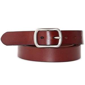 Handmade Custom Genuine Leather Belt Steel Buckle Solid Vintage Style Cow Hide Customizable Waterproof Everyday Wear Adults - Product Image 3