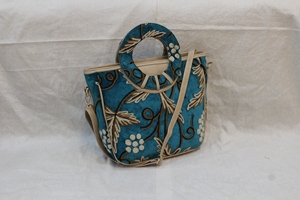 kashmir ari work Floral Tote Bag Cotton Fabric Shoulder <b>Handbag</b> Zipper Hobo Purse for Women - Product Image 5