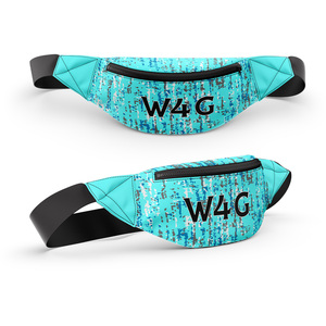 Customized High Quality Sporty Lightweight Cross Body PU Waist Bag All Seasons Fanny <b>Pack</b> Zipper Adjustable Straps Unisex Bag - Product Image 1