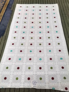 Wholesale Cotton Voile <b>Shawl</b> White Scroll Embroidered Contrast Floral Accent Breathable OEM ODM Custom - Product Image 5