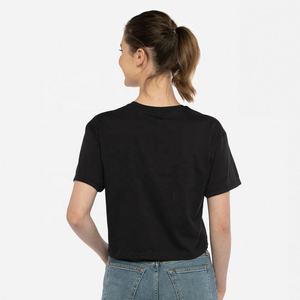 Suministro OEM, Mejor Precio, Camisetas Cortas para Mujer, Talla Grande, Algodón de Secado Rápido y Transpirable para Otoño, Mejor Material - Product Image 6