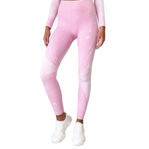 Leggings de compression tricotés à taille haute pour femmes - Séchage rapide, antibactériens, écologiques, respirants, longueur intégrale - En promotion - Product Image 1