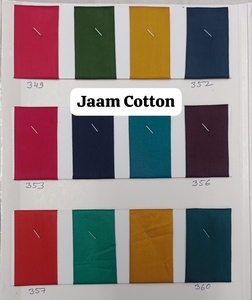 Tela de algodón Jaam pura con cuentas, 75 GSM, 44 pulgadas de ancho, material de bordado étnico premium para trajes de boutique, 20 metros. - Product Image 4