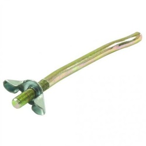 826870M1 Cierre de capó con tuerca de mariposa y varilla roscada de 5 pulgadas, compatible con Massey Ferguson 35 35X FE35 50 135 835, conjunto de pestillo de capó para tractor - Product Image 1