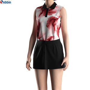 Polo sans manches personnalisé avec logo pour femme, coupe ajustée, respirant, pour un style de vie actif et les tenues quotidiennes - Product Image 5