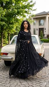 Nueva Colección de Vestidos Anarkali con Bordados Elaborados, Vestidos de Fiesta a Precio de Mayoreo, Vestidos de Noche para Mujer - Product Image 5