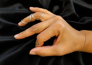 <b>Adjustable</b> Sterling <b>Silver</b> Plated <b>Ring</b> Swan Neck Splint <b>Ring</b> Arthritis & Finger Hyperextension Support <b>Ring</b> For Wholesale - Product Image 2