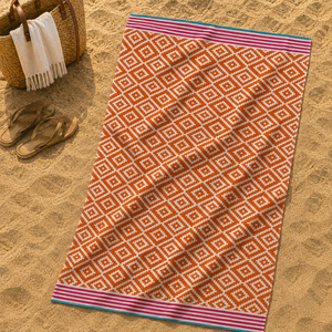 Toallas de playa turcas Fouta de algodón 100% con diseño impreso de primera calidad a precio de mayorista para adultos, toalla de playa ecológica. - Product Image 5