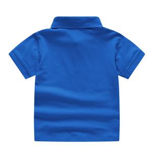 Polo pour garçons, manches courtes, col polo, uniforme scolaire, séchage rapide, tricoté, compressé, écologique, respirant toute la journée - Product Image 4