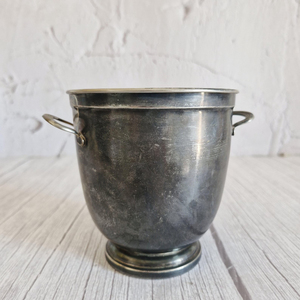 Modern Stainless Steel <b>Ice</b> Bucket Grery Color Handle Insulated Round <b>Cooler</b> for Party Beverage Tub Minimalist Design Supplies - Product Image 3