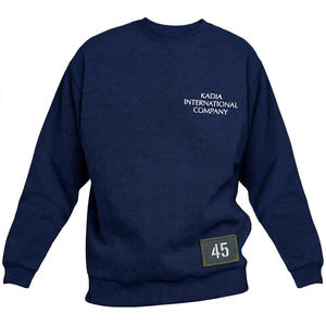 Sudadera Extra Grande de Felpa Azul Marino para Otoño, de Algodón Grueso, Ecológica y Transpirable, Sudaderas con Capucha para Hombre - Product Image 6