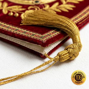 Vestimenta Litúrgica Ortodoxa Bordada a Mano con Oro para Sacerdotes, Diseño de Cruz Roja y Laurel, Personalizable, ShineWays - Product Image 6