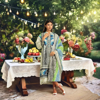 Robe de soirée écologique, respirante, unie, pour femmes, style A, manches longues, longueur genou, shalwar kameez dupatta, col rond, lavable, la meilleure