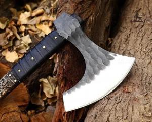 Handmade Beautiful <b>Viking</b> <b>Axe</b> Custom Norse Design for Camping and Christmas Gift Inspired by Ragnar - Product Image 2