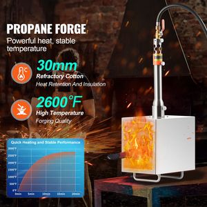 Fucina Portatile a Propano a 1 Bruciatore per Forgiatura di Coltelli e Lame, Attrezzatura per Fabbri, Grande Capacità, Macchinario per Forgiatura Metalli - Product Image 2