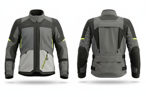 เสื้อแจ็คเก็ตขี่มอเตอร์ไซค์สำหรับกิจกรรมกลางแจ้ง กันน้ำ ระบายอากาศได้ดี ป้องกันการกระแทก พร้อมแผ่นเกราะ CE ป้องกันลม ทำจากผ้าทอ - Product Image 3