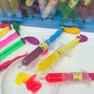Bonbons américains en gros à bas prix, bonbons pour enfants, seringue, diverses saveurs de fruits, confiture <span class=keywords><strong>liquide</strong></span>, bonbons avec des jouets ballon - Product Image 2
