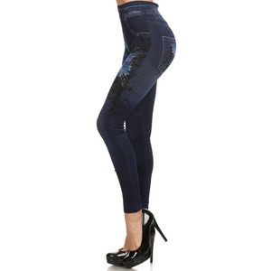 Leggings de sublimation pour femmes, leggings de yoga de sublimation pour femmes, leggings de sublimation pour femmes à taille haute 230 g/m² en soie double brossée - Product Image 4