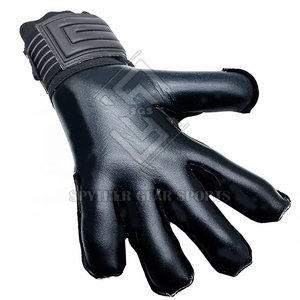 Gants de gardien de but de football professionnels de haute qualité en gros, paume en latex antidérapante, fermeture auto-agrippante, en stock - Product Image 5