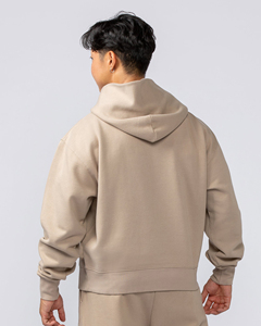 Sudadera con Capucha Extra Grande para Hombre, Estampada, Informal, para Otoño, Transpirable, Resistente al Viento, Corte Regular, Tejido de Algodón, 430 g/m² - Product Image 2