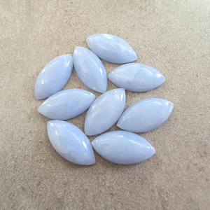 Opale rose naturelle, taille marquise, cabochon à dos plat, calibrée, qualité AAA, certifiée par un tiers, Rajasthan, toutes tailles disponibles - Product Image 2