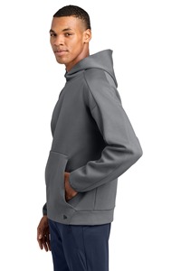 Wholesale Custom Logo <b>Mens</b> Sports Hoodie High Quality Plain <b>Grey</b> Tech <b>Fleece</b> Dry Fit Training Pullover Hooded Sweatshirt - Product Image 3