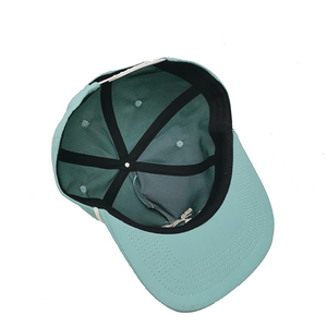 Casquette 5 panneaux personnalisée de haute qualité 2026, broderie sportive, respirante et imperméable, à visière plate - Product Image 5