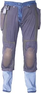 Pantalones de Motociclismo Transpirables, Pantalones de Carreras de Malla, Pantalones Vaqueros Resistentes al Viento para Motocross, para Hombre - Product Image 1