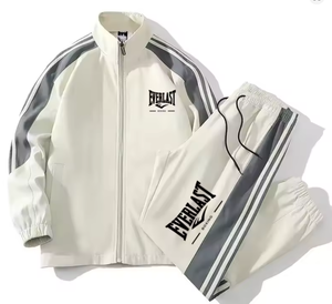 Ensemble de vêtements de sport imprimés pour hommes, coupe ample, décontracté, pour l'extérieur, grande taille, haute qualité, ensemble 2 pièces veste et pantalon, automne et hiver - Product Image 3