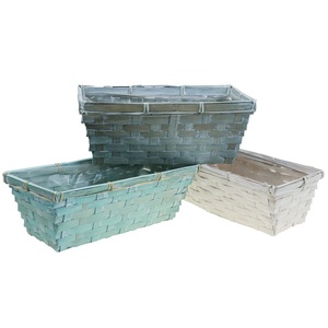 Panier à plantes en bambou contemporain coloré - Écologique et durable - Pour plantes d'intérieur/d'extérieur - Product Image 6