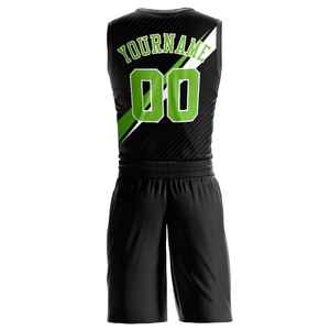 Tenue de basketball à prix de gros pour jeunes, uniforme de sport personnalisé avec logo, ensemble de sport léger pour hommes. - Product Image 3