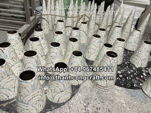 Brûleur d'encens en nacre écologique fait à la main pour le Ramadan et l'Aïd expédition rapide emballage en carton fournisseur du Vietnam - Product Image 5