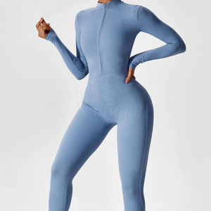 Custom Made New Style Hot <b>Body</b> <b>Suit</b> Women Fitness Jumpsuits / High Quality Breathable Fitness & Yoga Wear Women <b>Full</b> <b>Body</b> <b>Suits</b> - Product Image 4