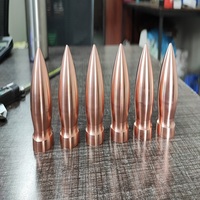Pointes de fer à souder en cuivre usinées CNC de précision professionnelle, 6 pointes en laiton terracotta, 8 pointes auto-arrosantes, 150W, usage industriel