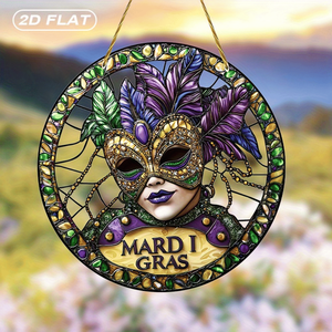 CIFbuy Decorazione in Cristallo Acrilico da Appendere con Effetto Vetro per Stanza, Giardino, Portico, Festa - Regalo Decorativo - Product Image 1