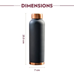 Botella de Agua de Cobre de Doble Pared Hecha a Mano con Acabado Elegante, Diseño Duradero y Ecológico, Compre Directamente del Proveedor a Precio de Fábrica - Product Image 4