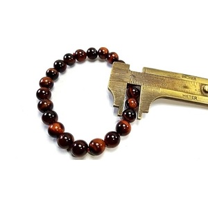 Men and Women Handmade Feng Shui <b>Red</b> Tiger eye's beads Round Stone Beads Round <b>Bracelet</b> 8-10mm Size Fashion Jewelry Energy - Product Image 6