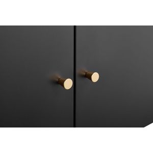 Double Door Black Metal Printer <b>Cabinet</b> with 360 Degree <b>Lockable</b> Casters Adjustable Steel Shelves Waterproof Feature - Product Image 5
